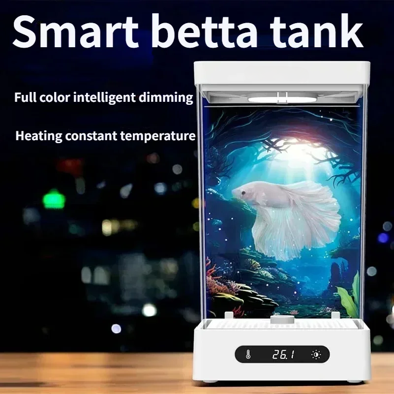 Aquarium Fish In Bowl - Smart betta dedicated fish tank desktop