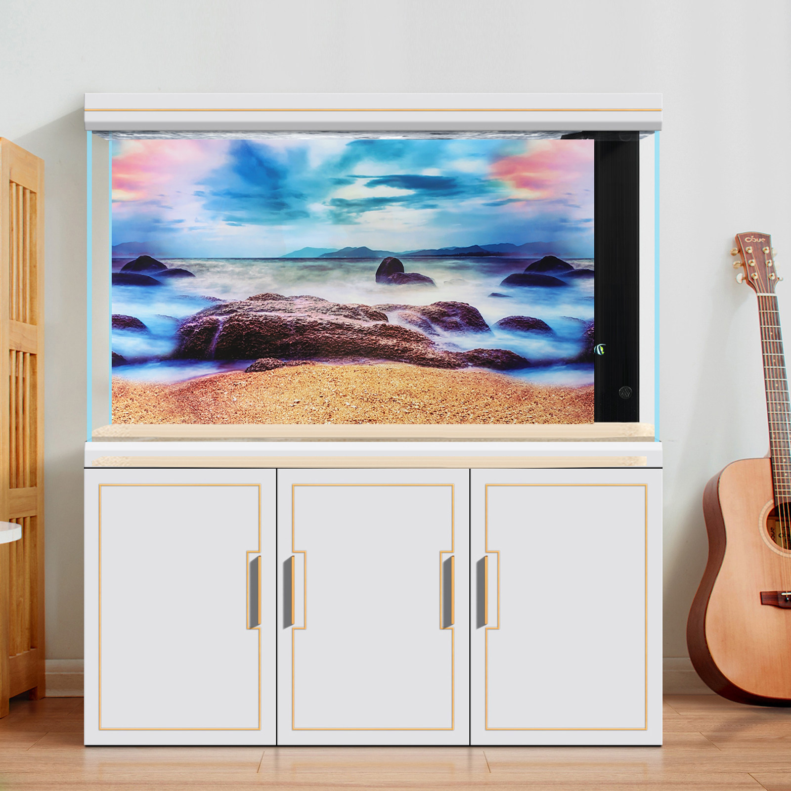 Aquarium Fish Poster - Fish Tank Background Paper Thickened Poster