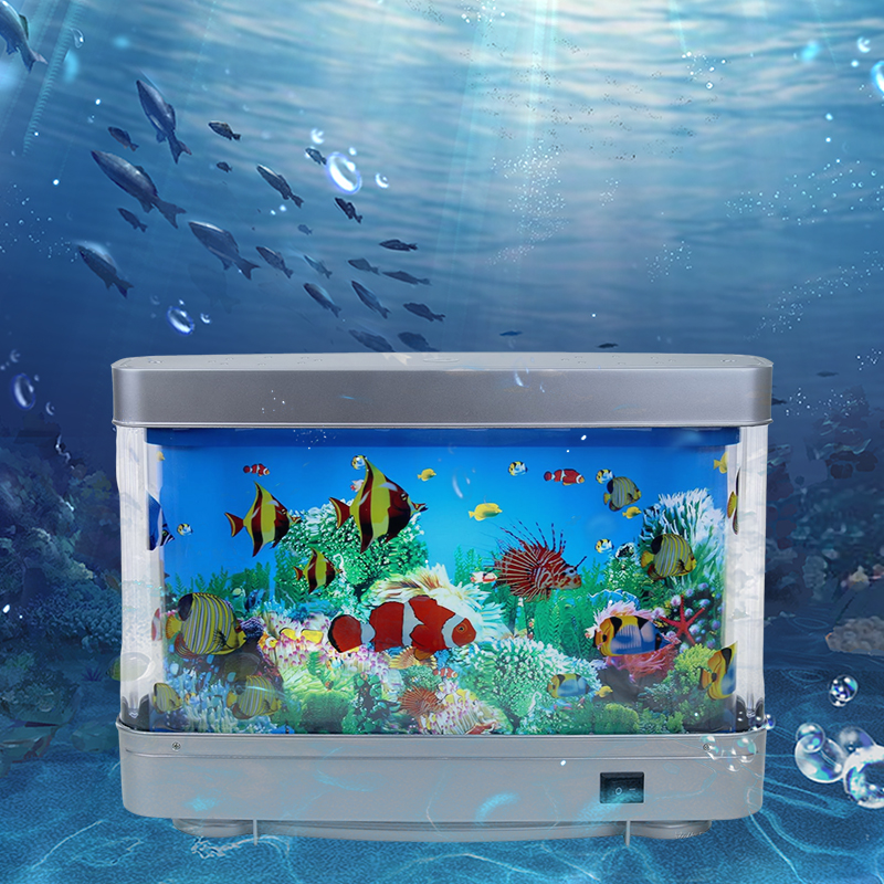Fish Toys For Aquarium - Tropical Fish Tank Lamps Artificial Aquarium