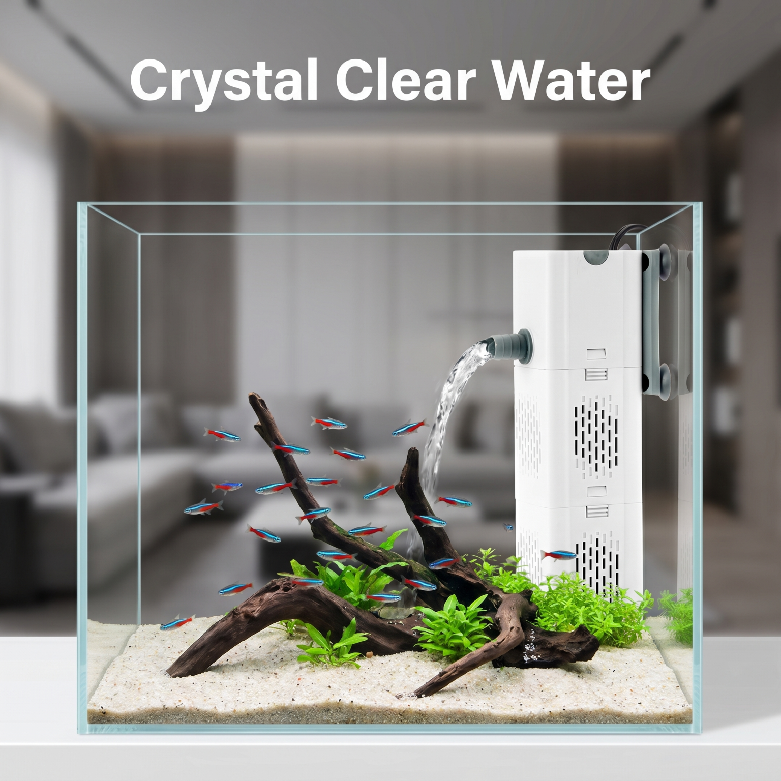 Aquarium Fish Small - 3 in 1 Aquarium Internal Filter