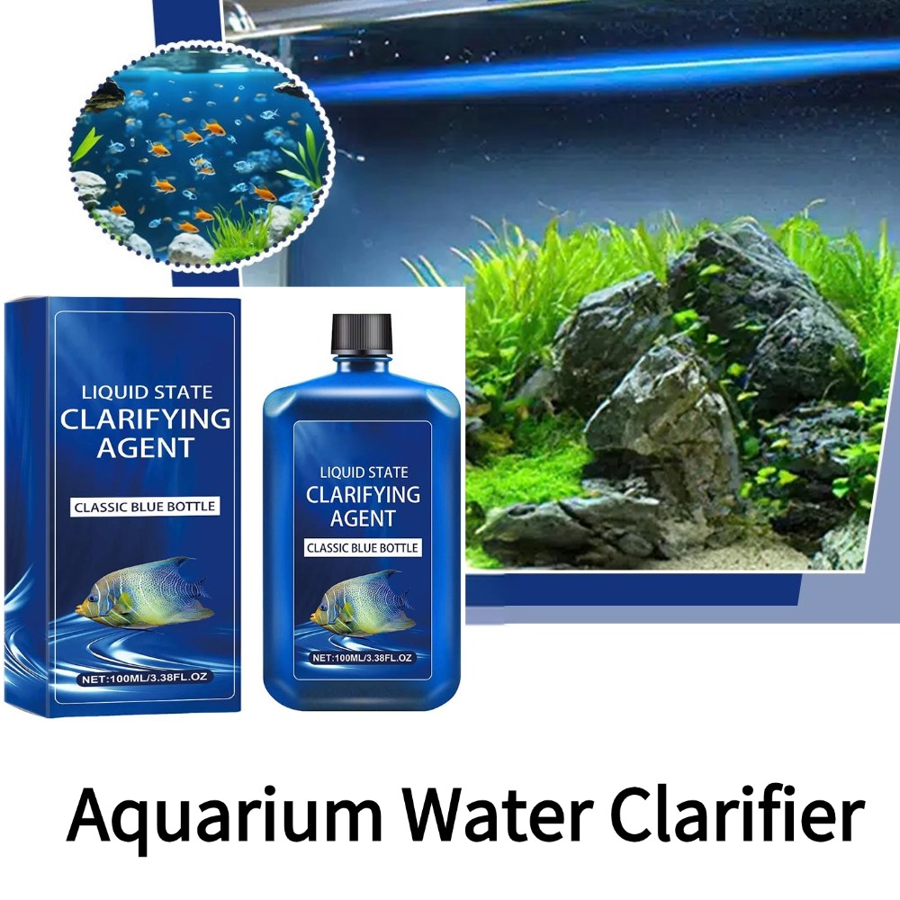 Aquarium Fish Maintenance - Aquarium Water Clarifier 100ml Fish Tank