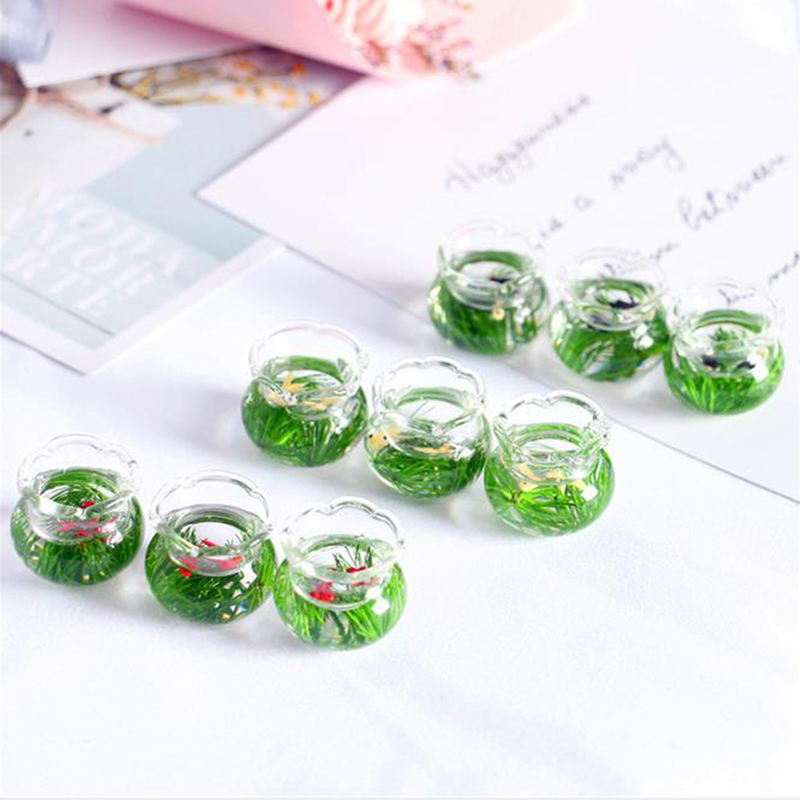 1/12 Lovely Dollhouse Miniatur - Fish Toys For Aquarium avaliação e preço