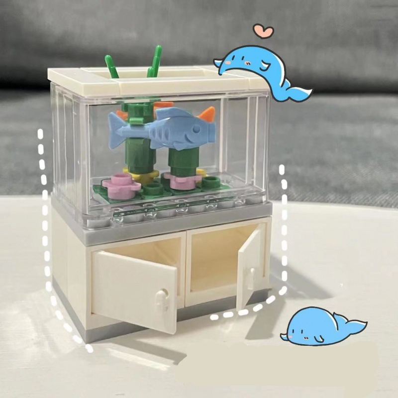 City Friends Fish Tank Buildin - Aquarium Fish Lego avaliação e preço