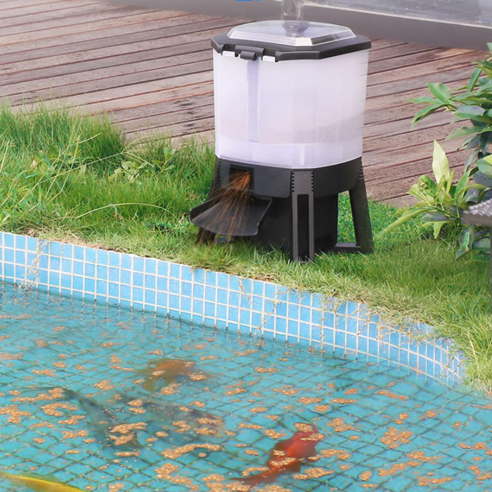 6L Adjustable Solar Automatic  - Aquarium Fish Koi avaliação e preço