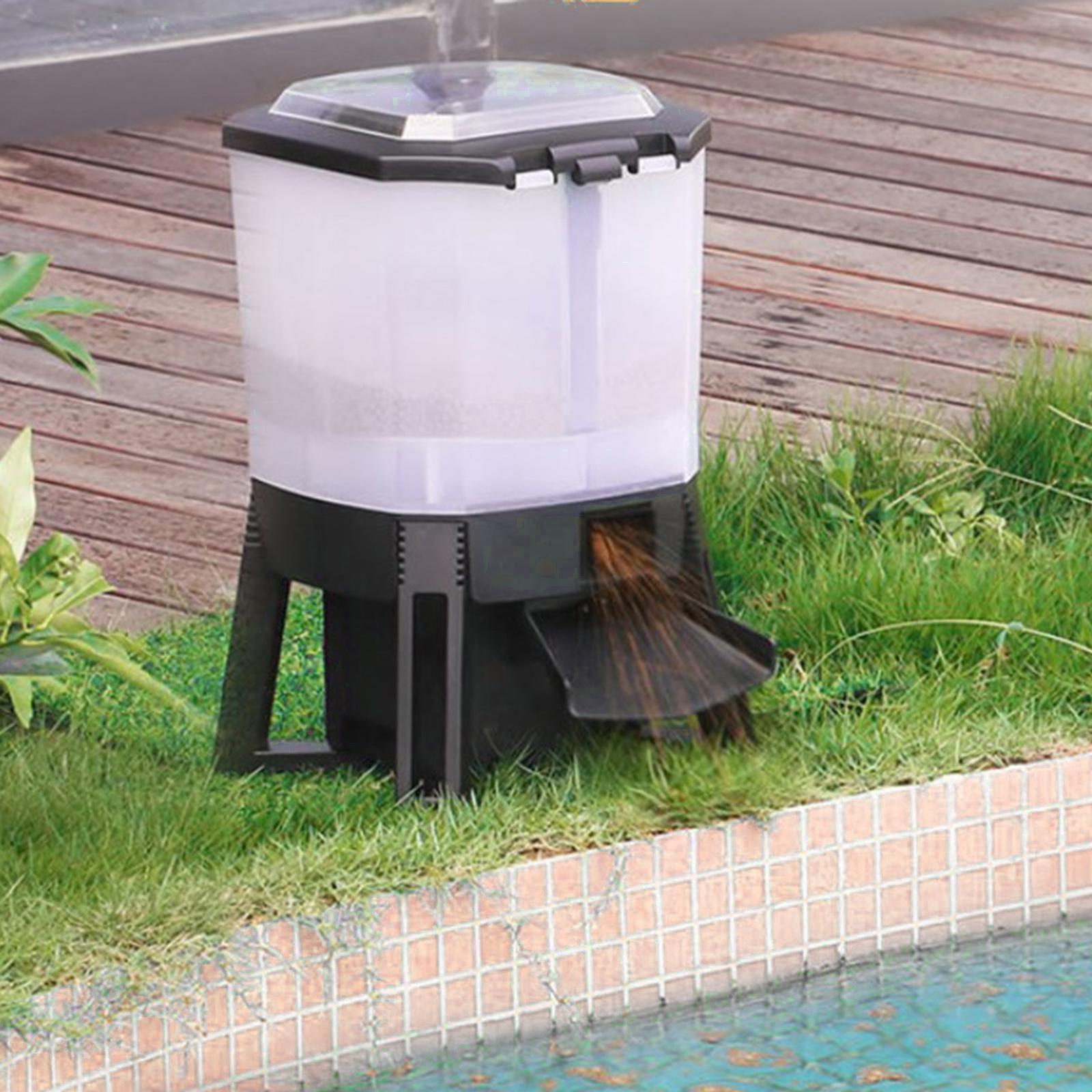6L Adjustable Solar Automatic  - Aquarium Fish Koi avaliação e preço