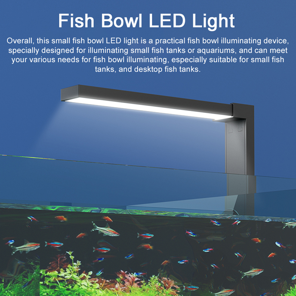 ABS Small Fish Bowl LED Light  - Aquarium Fish In Bowl avaliação e preço