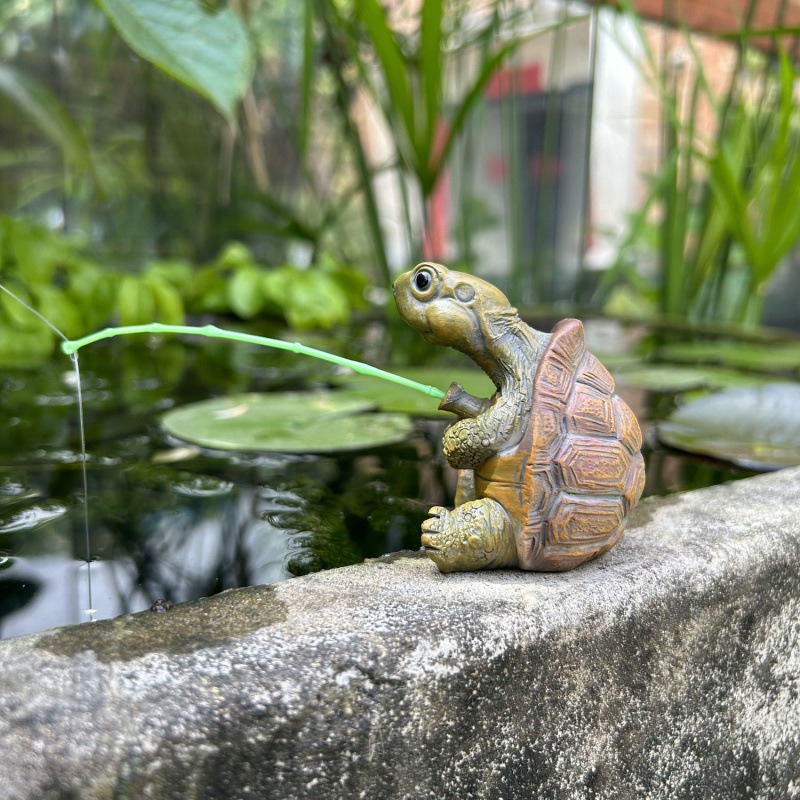 Turtle fishing fish tank aquar - Aquarium Fish Gallery avaliação e preço