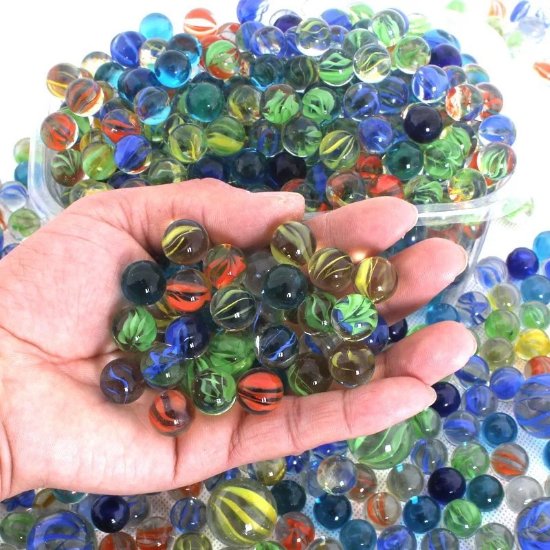 50Pcs 14mm Colorful Glass Marb - Aquarium Fish Gallery avaliação e preço