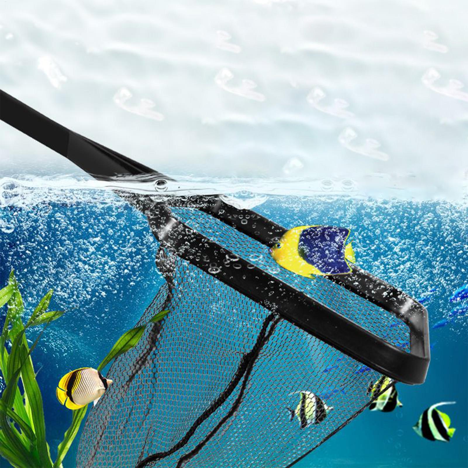 Pool Net Fish Tank Salvage Net - Aquarium Fish Maintenance avaliação e preço
