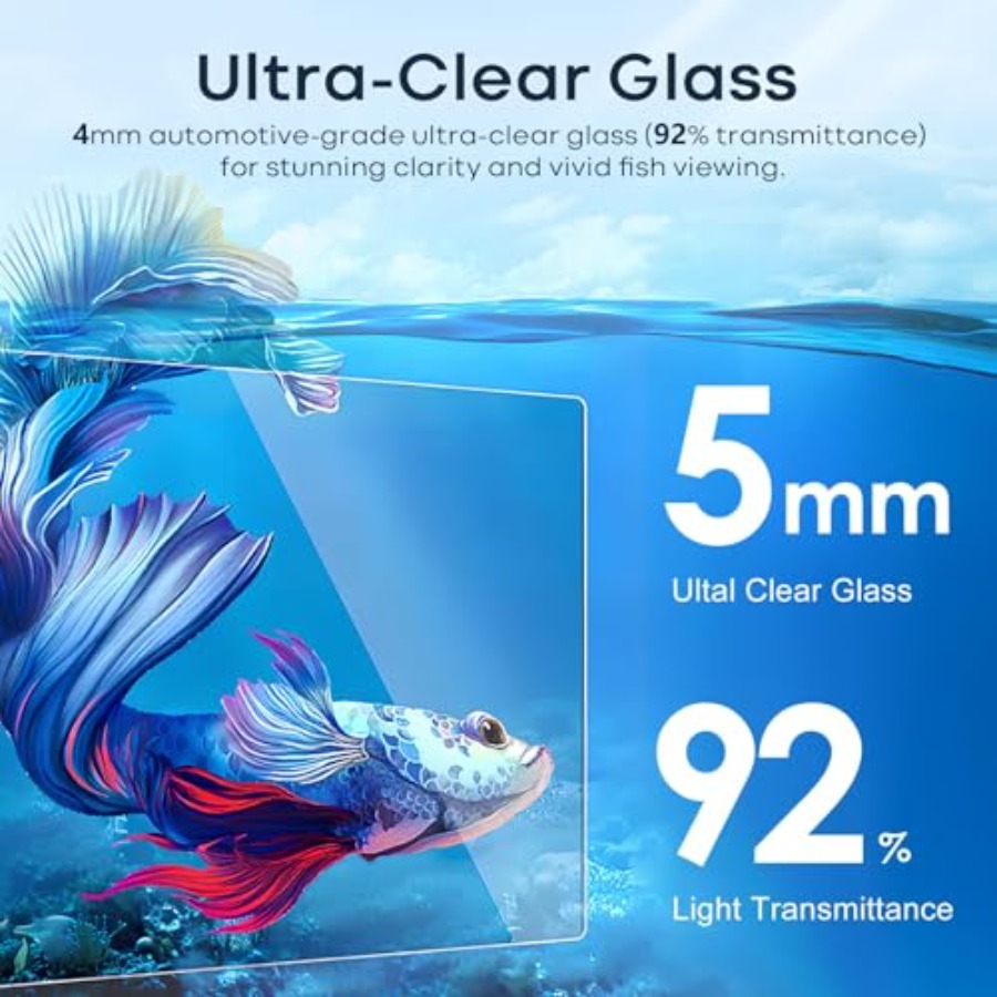 Glass Fish Tank Open-Back Lid  - Aquarium Fish Small avaliação e preço