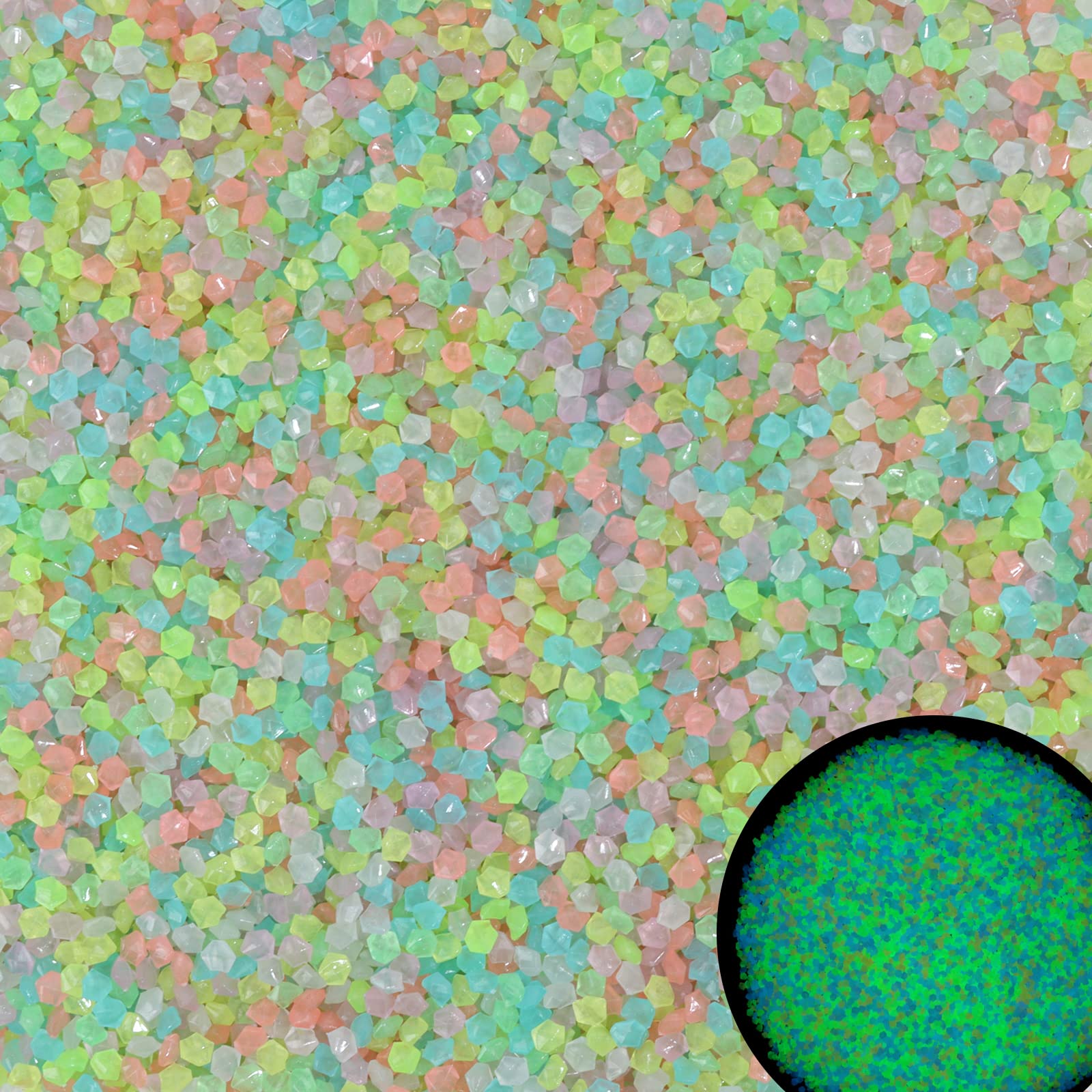1000Pcs Luminous Sand Glow In  - Aquarium Fish Gallery avaliação e preço