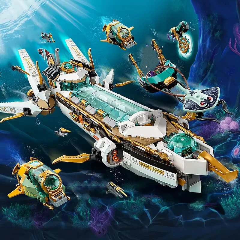 Compatible MOC Sets Ninja Seri - Aquarium Fish Lego avaliação e preço