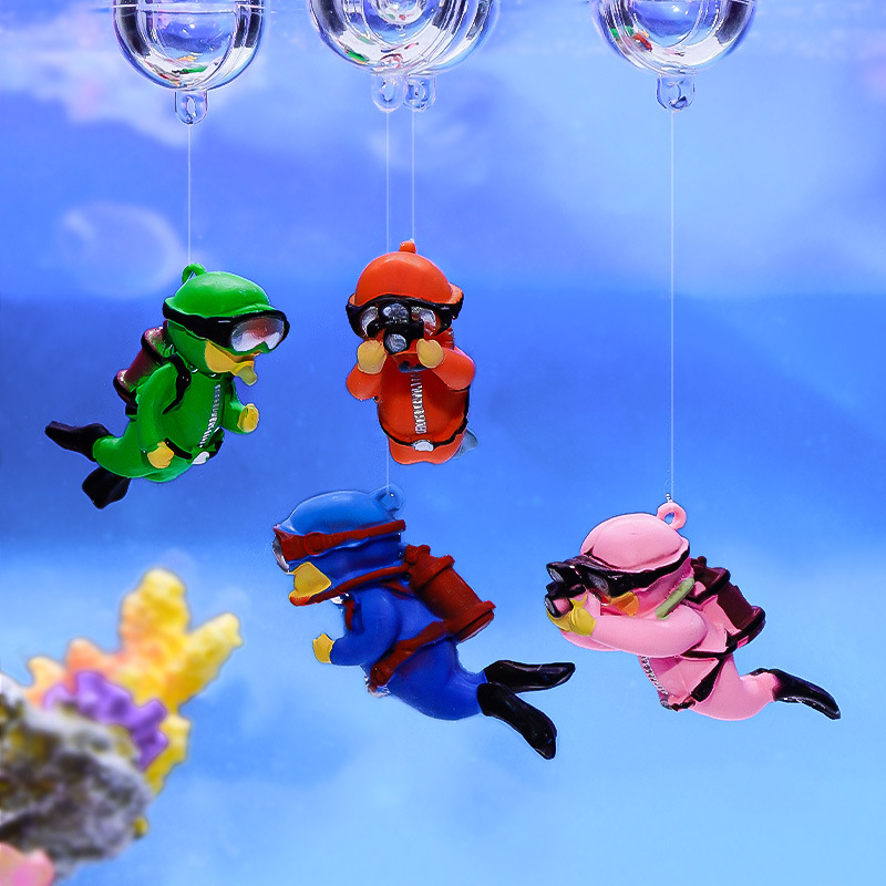 Fish Tank Diver Ornaments Land - Aquarium Fish Popular avaliação e preço