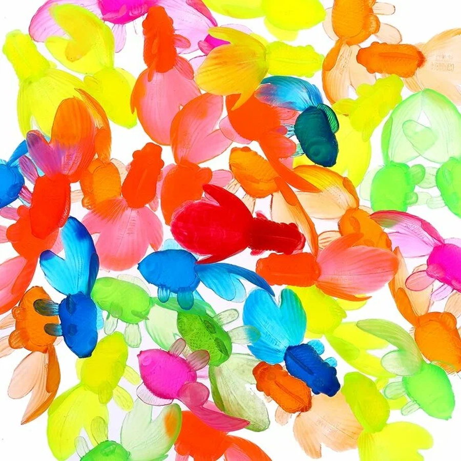 9/18pcs Floating Goldfish & Fi - Fish Toys For Aquarium avaliação e preço