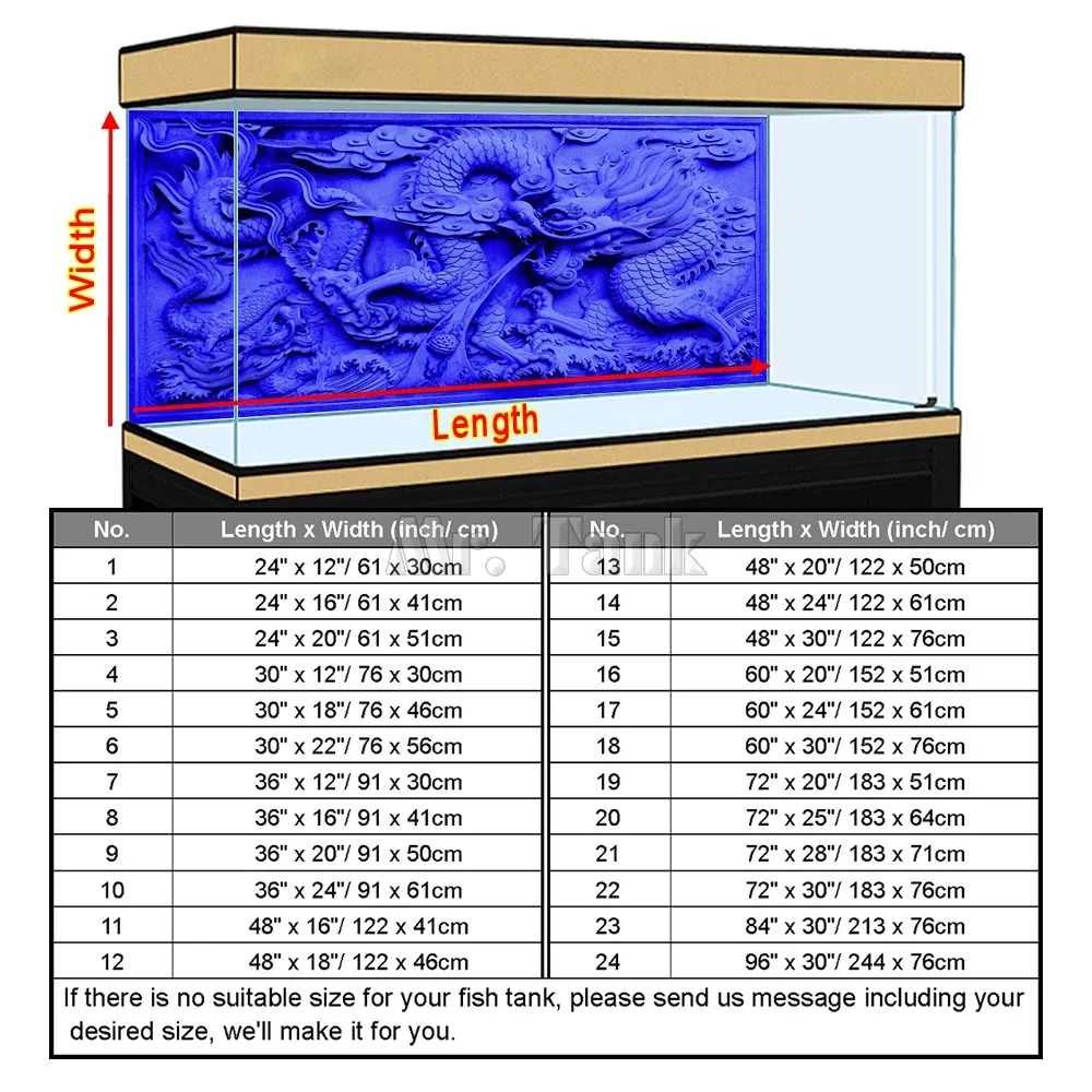 Custom Size Aquarium Backgroun - Aquarium Fish Poster avaliação e preço