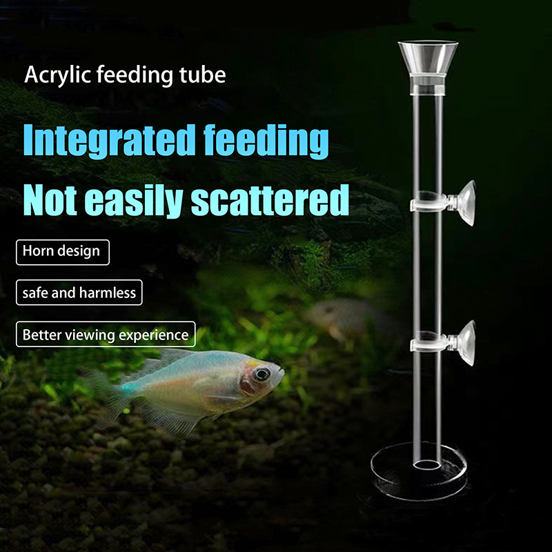 [H]Acrylic Aquarium Feeder Tub - Aquarium Fish In Bowl avaliação e preço