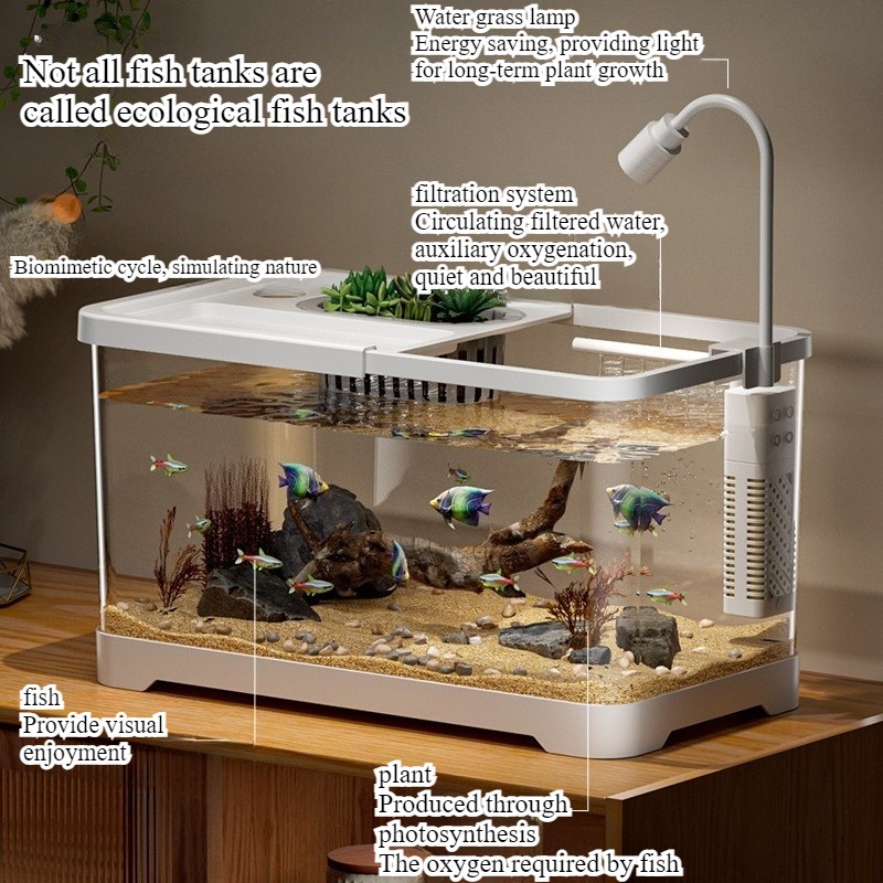 Fish tank household aquarium l - Aquarium Fish In Bowl avaliação e preço