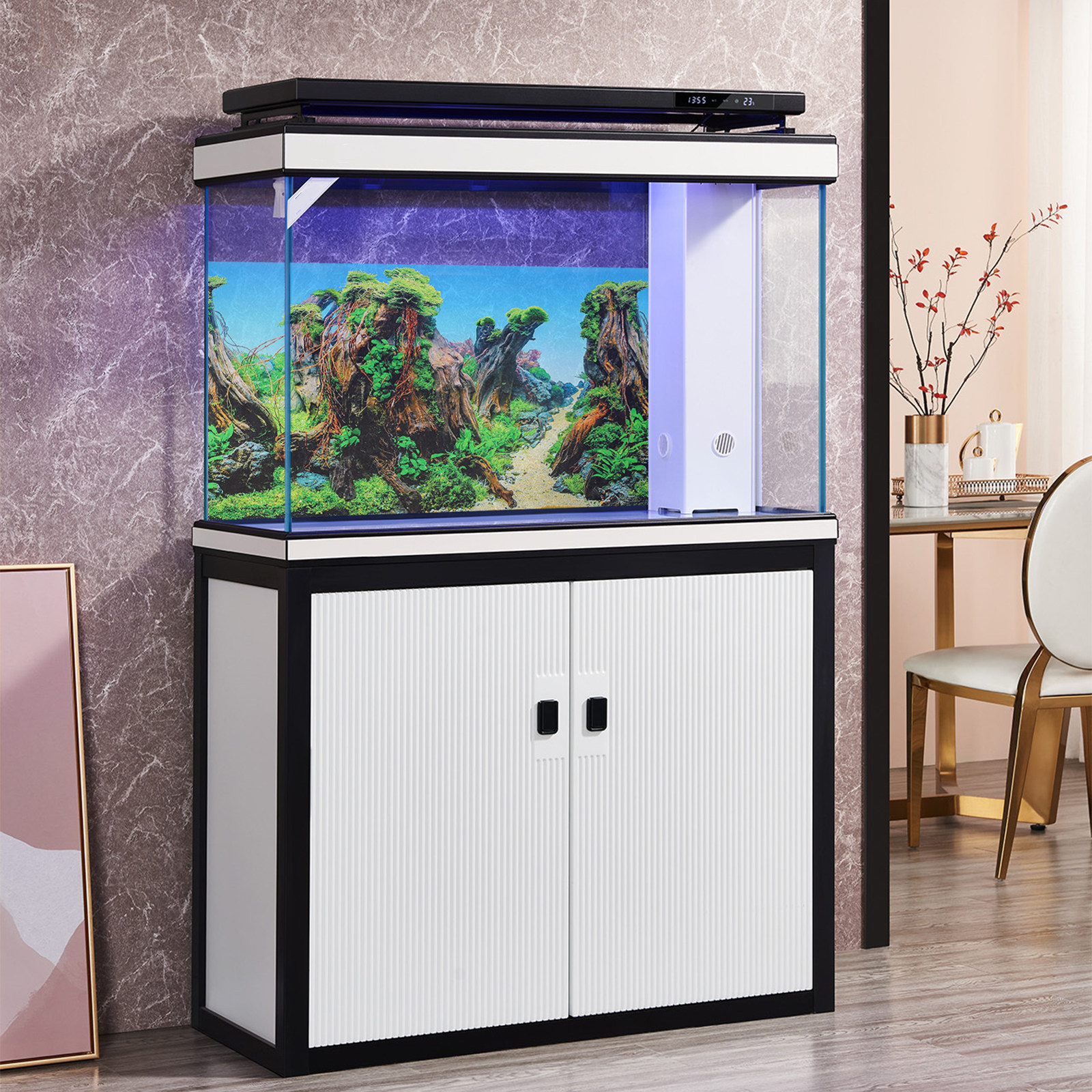 Fish Tank Background Paper Thi - Aquarium Fish Poster avaliação e preço