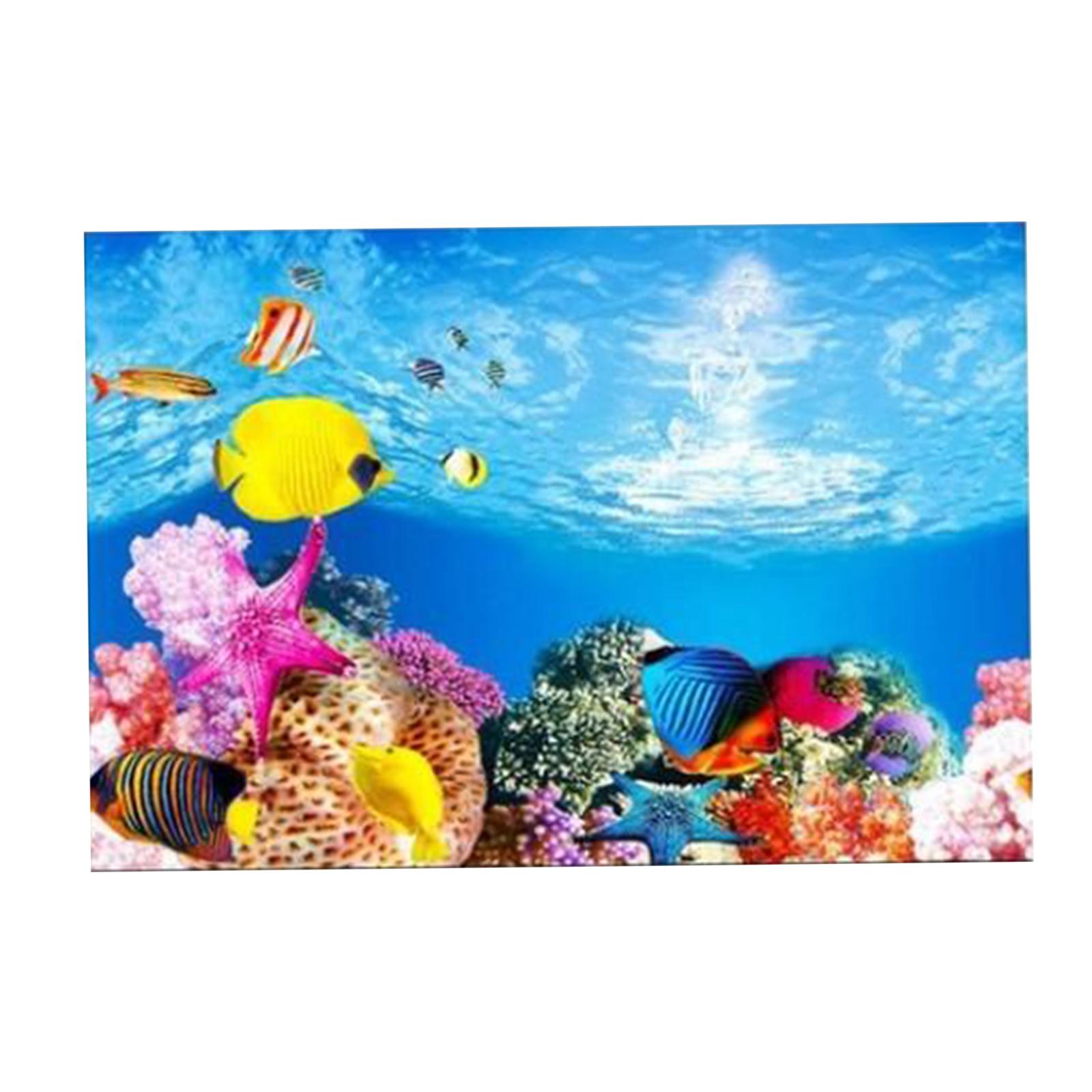 3D Effect Aquarium Background  - Aquarium Fish Poster avaliação e preço