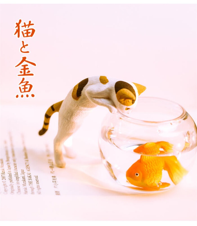 Original capsule toys cute kaw - Fish Toys For Aquarium avaliação e preço