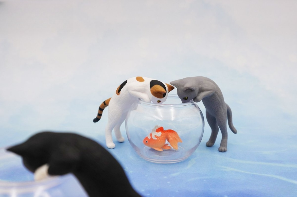 Original capsule toys cute kaw - Fish Toys For Aquarium avaliação e preço