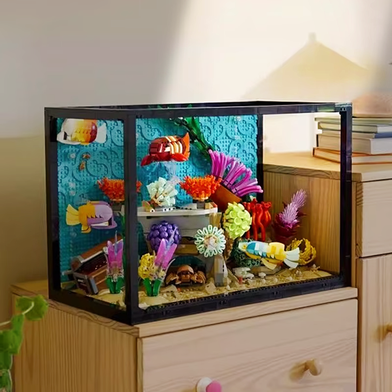 In Stock 4154PCS NEW Tropical  - Aquarium Fish Lego avaliação e preço