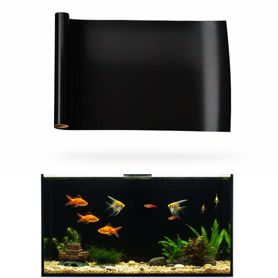 Aquarium Background Static Cli - Aquarium Fish Poster avaliação e preço
