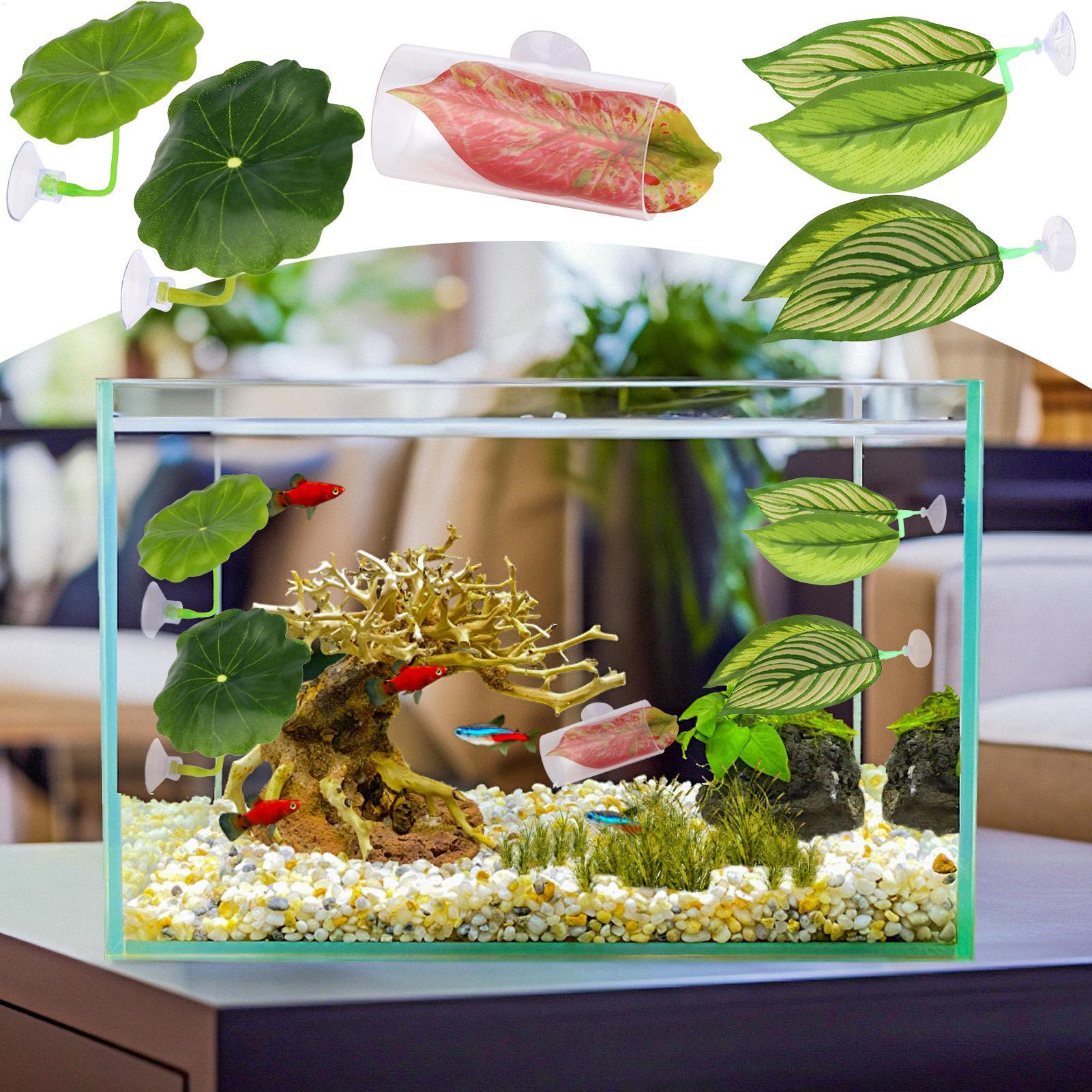 Betta Fish Hammock 5 Pieces Ad - Fish Toys For Aquarium avaliação e preço