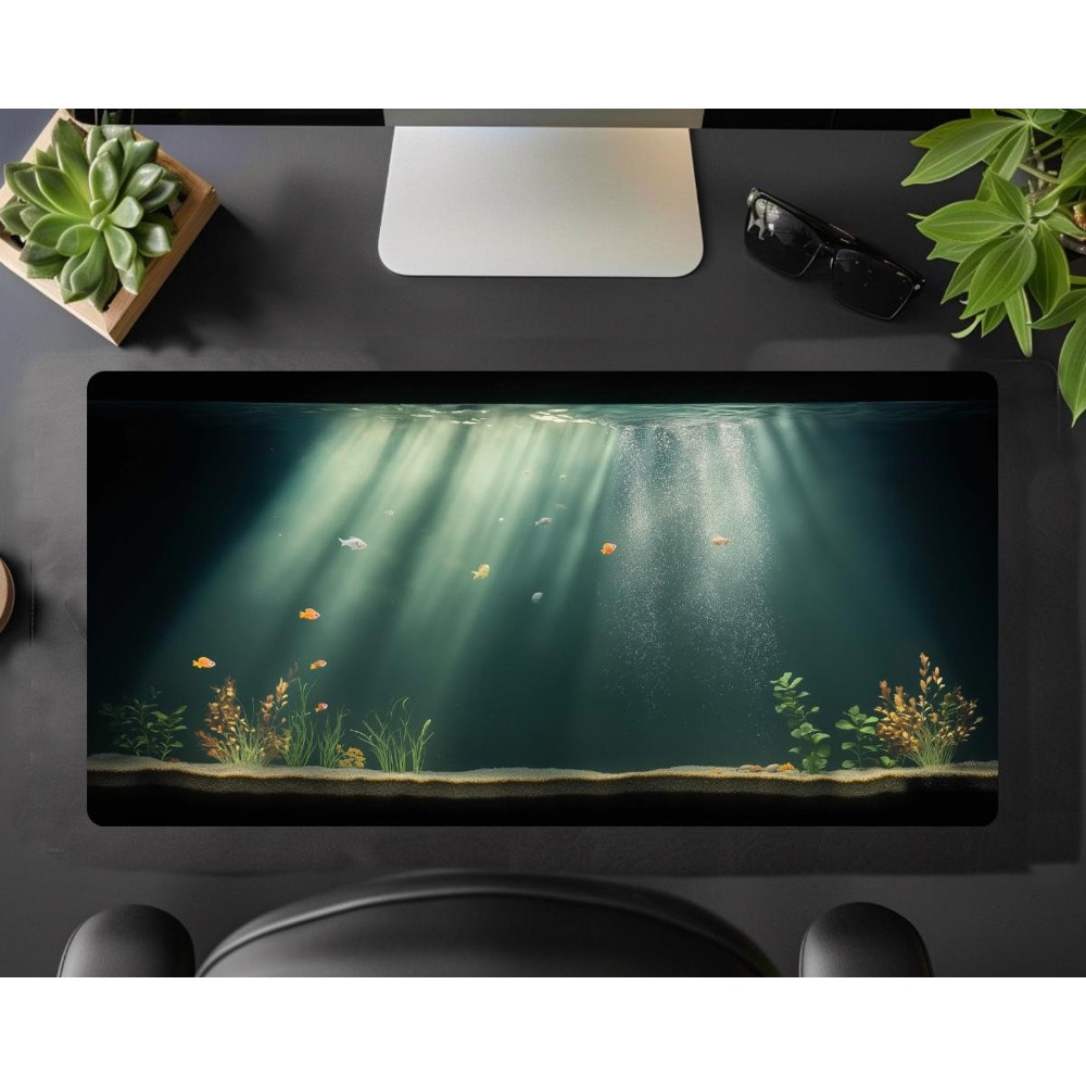 Aquarium Desk Mat: Calming Fis - Xl Aquarium Fish avaliação e preço