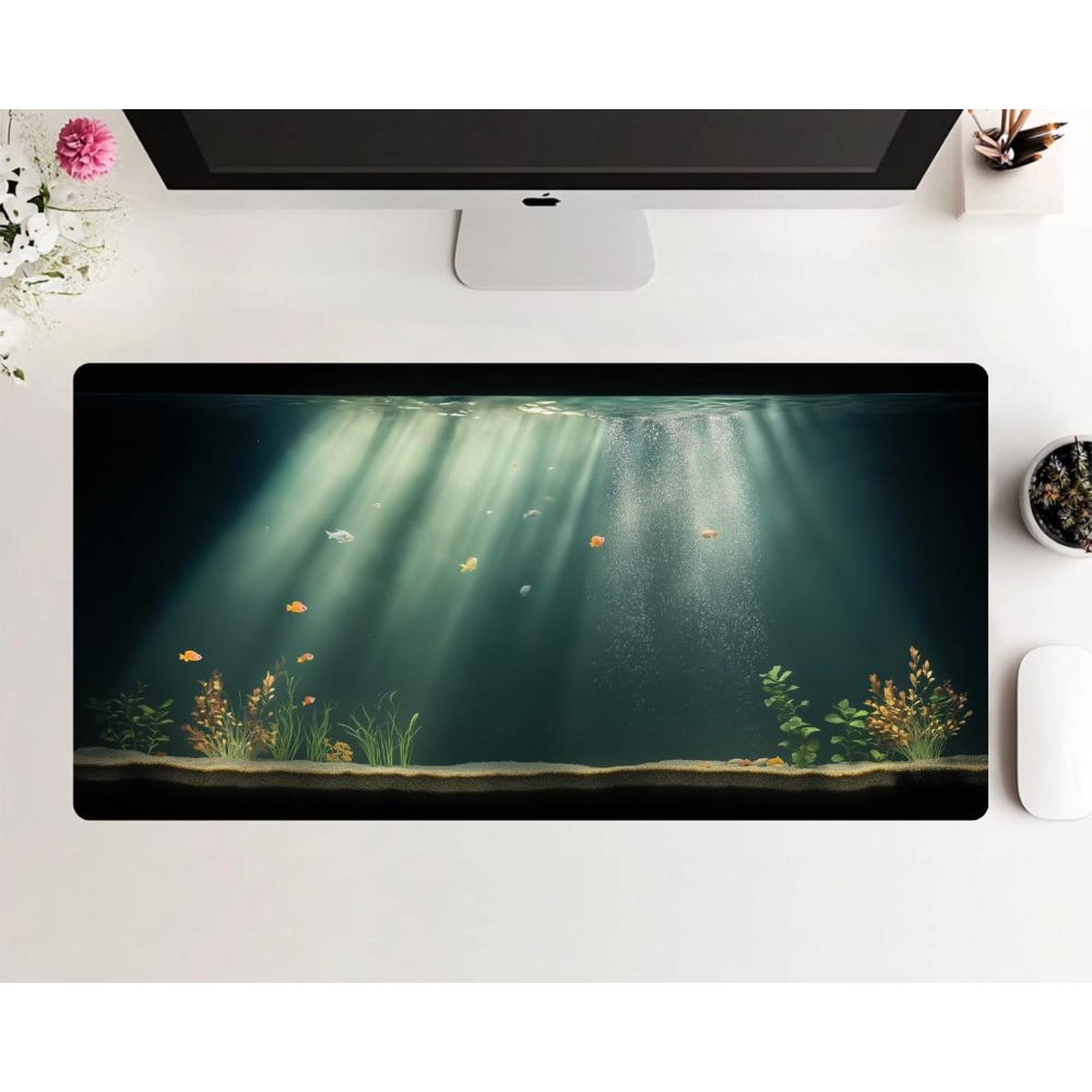 Aquarium Desk Mat: Calming Fis - Xl Aquarium Fish avaliação e preço