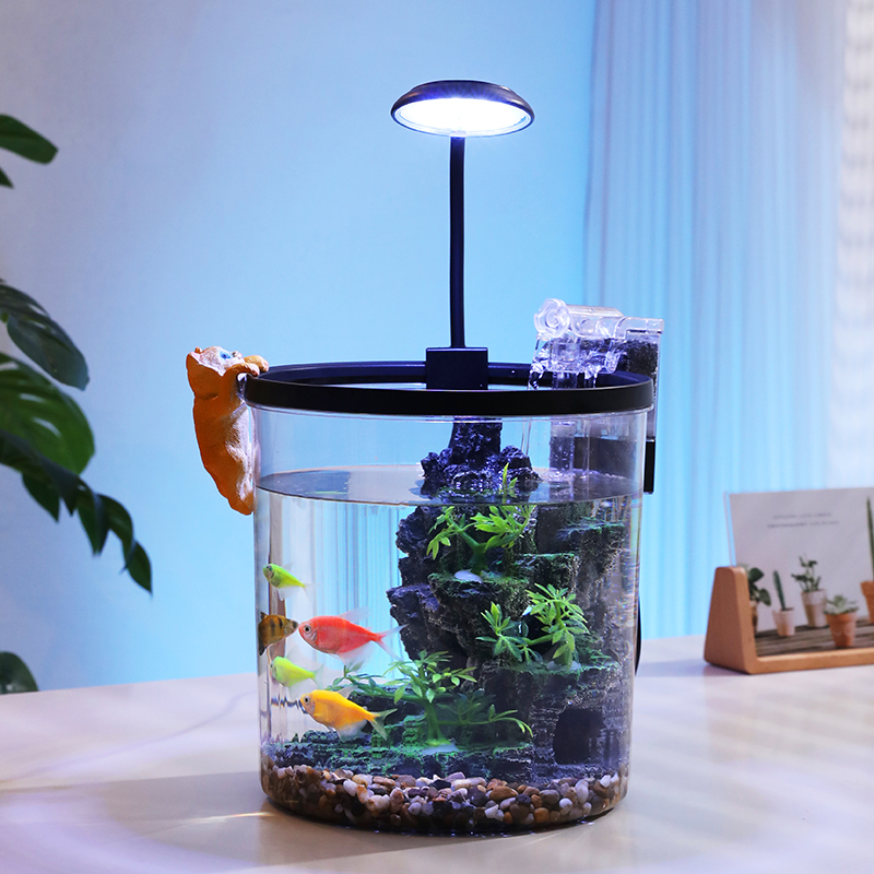 Compact Round Goldfish Bowl -  - Aquarium Fish In Bowl avaliação e preço