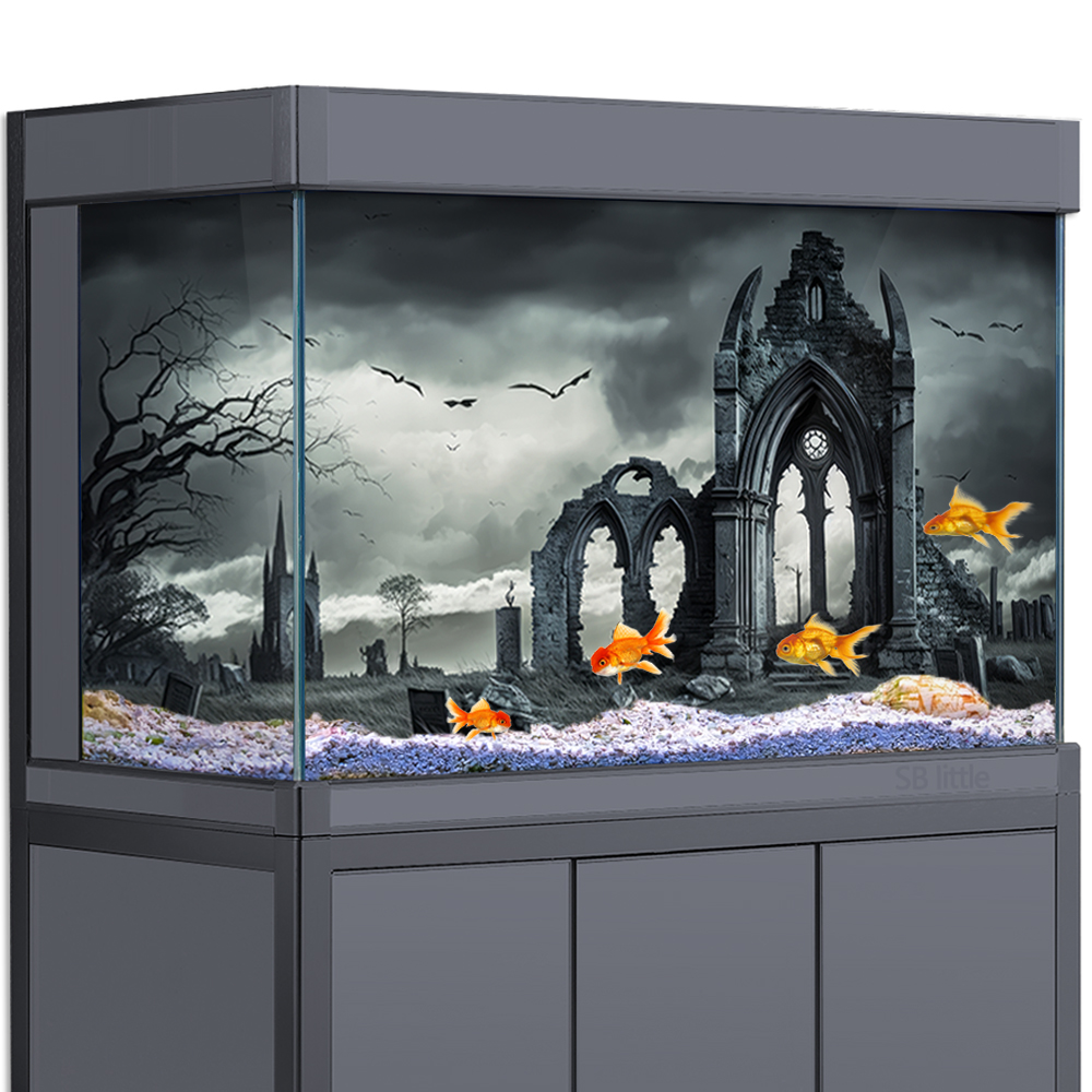 Aquarium Background Sticker De - Aquarium Fish Poster avaliação e preço