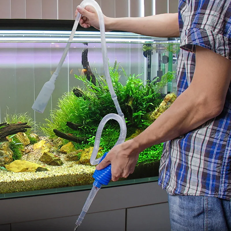 Aquarium Siphon Fish Tank Syph - Aquarium Fish Maintenance avaliação e preço