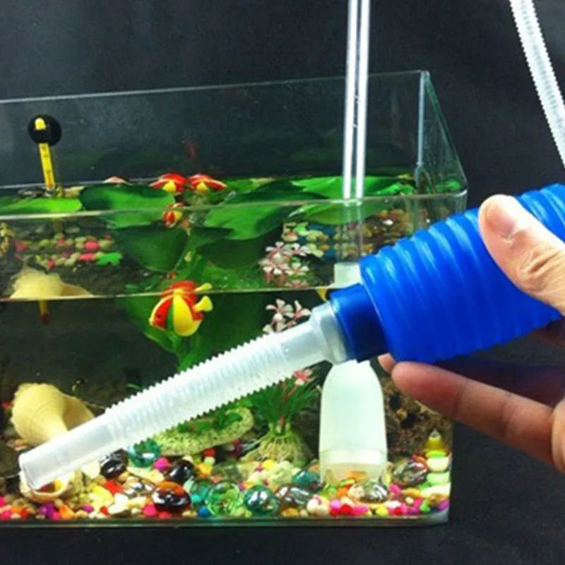 Aquarium Siphon Fish Tank Syph - Aquarium Fish Maintenance avaliação e preço