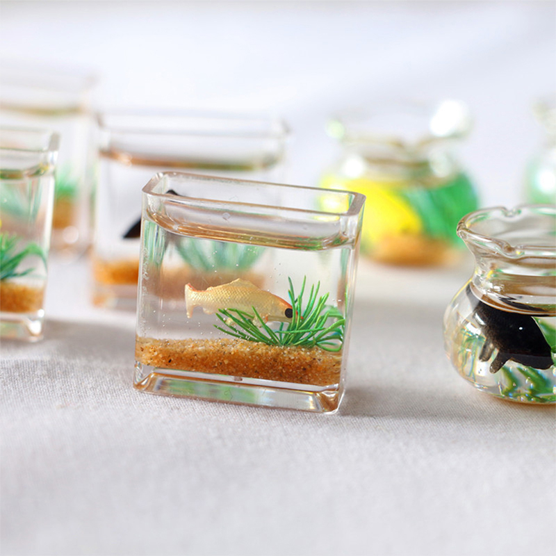 1Pc Mini Fish Tank Random Colo - Aquarium Fish Gallery avaliação e preço