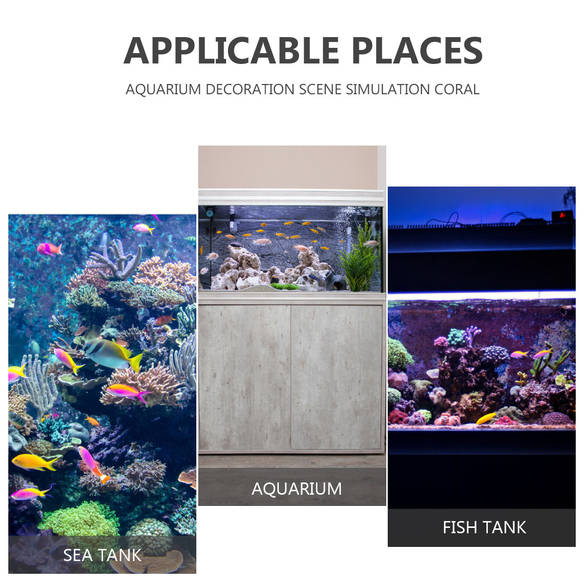 Aquarium Artificial Resin Cora - Xl Aquarium Fish avaliação e preço