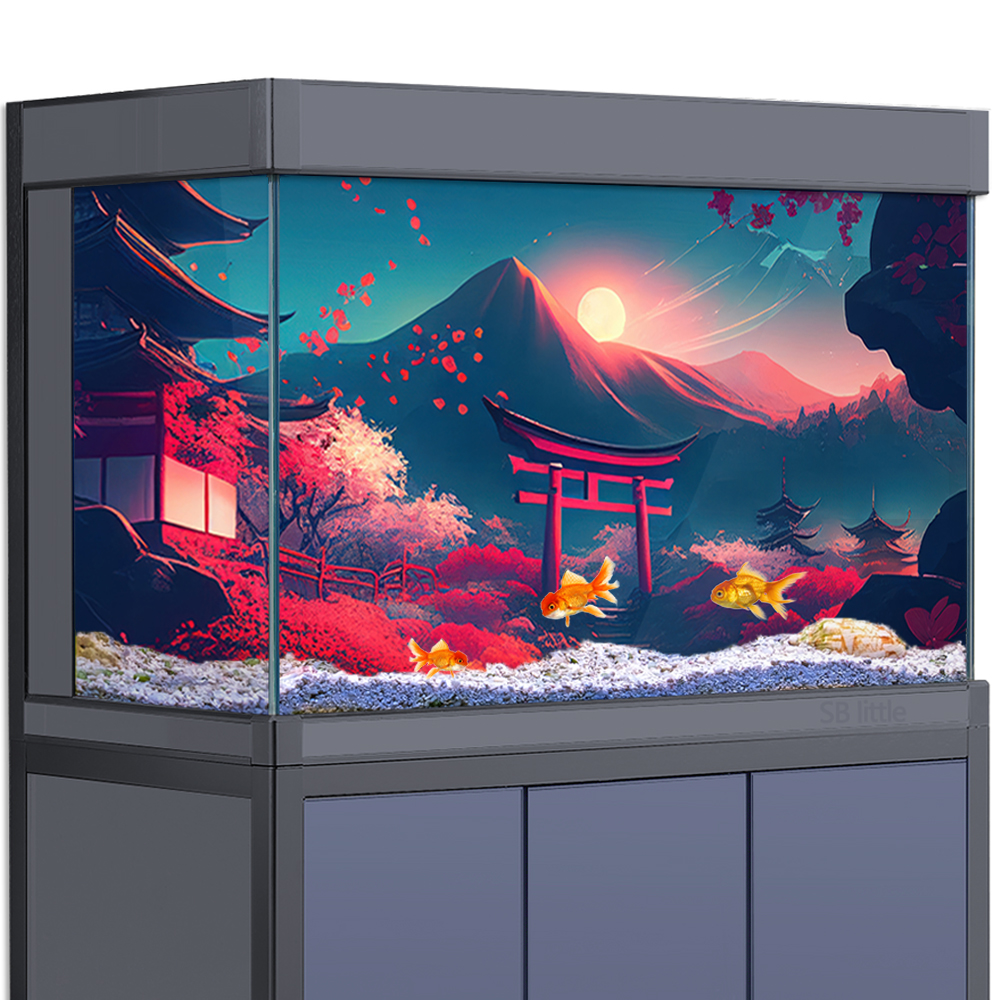 Aquarium Background Sticker De - Aquarium Fish Poster avaliação e preço