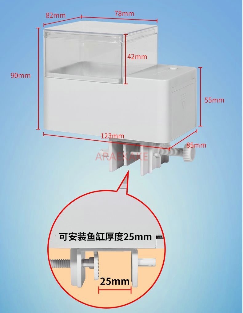 Automatic fish tank feeder, in - Aquarium Fish Koi avaliação e preço