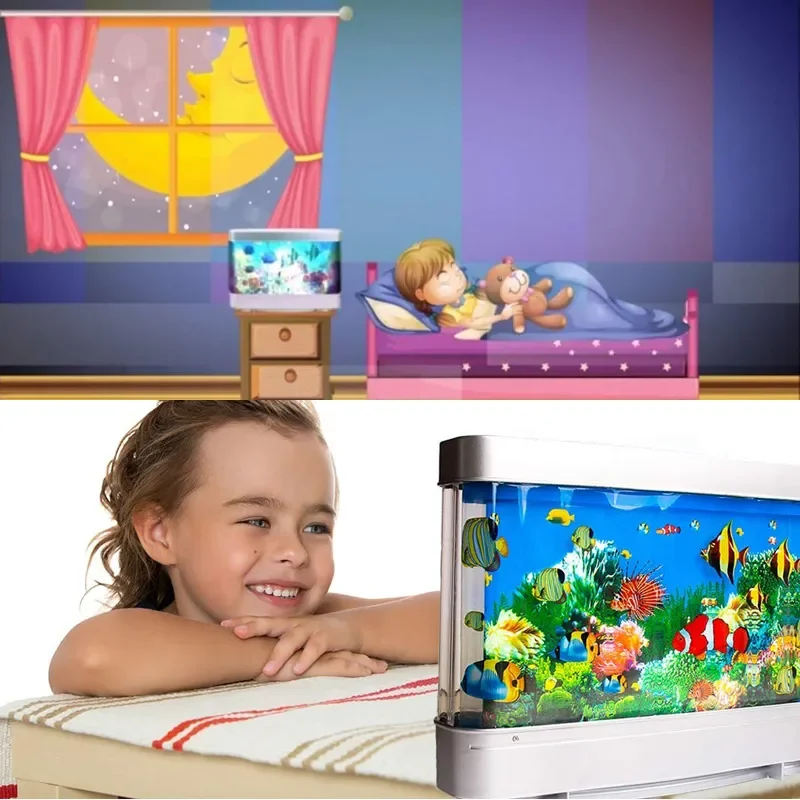 Tropical Fish Tank Lamps Artif - Fish Toys For Aquarium avaliação e preço