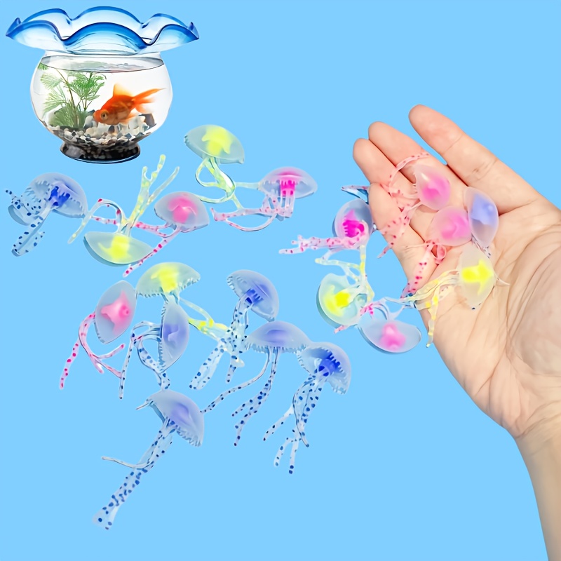 Luminous Simulation Jellyfish  - Fish Toys For Aquarium avaliação e preço