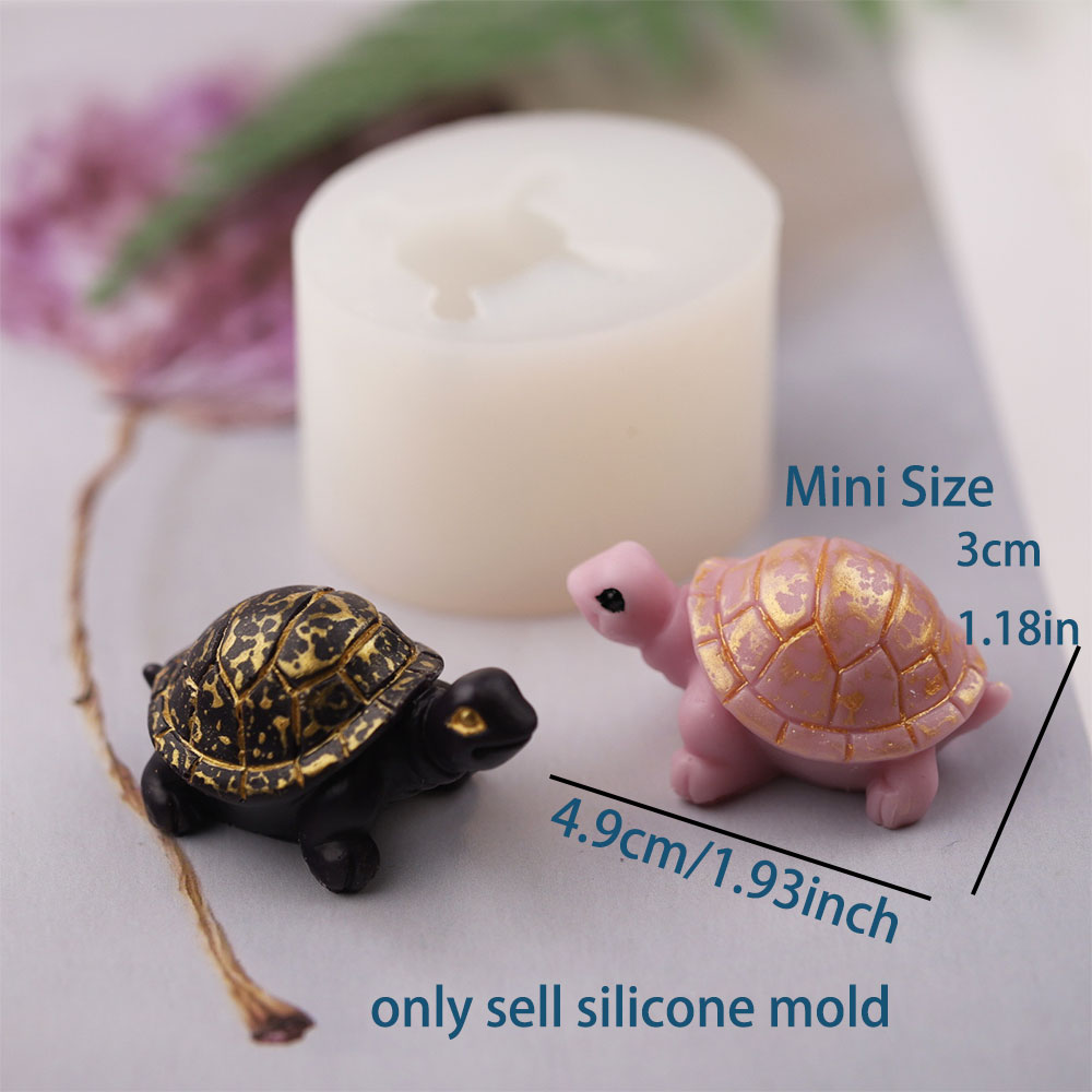Cute Turtle Silicone Mold Fish - Aquarium Fish Gallery avaliação e preço