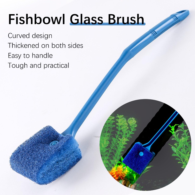 New Aquarium Algae Scraper Dou - Aquarium Fish Maintenance avaliação e preço