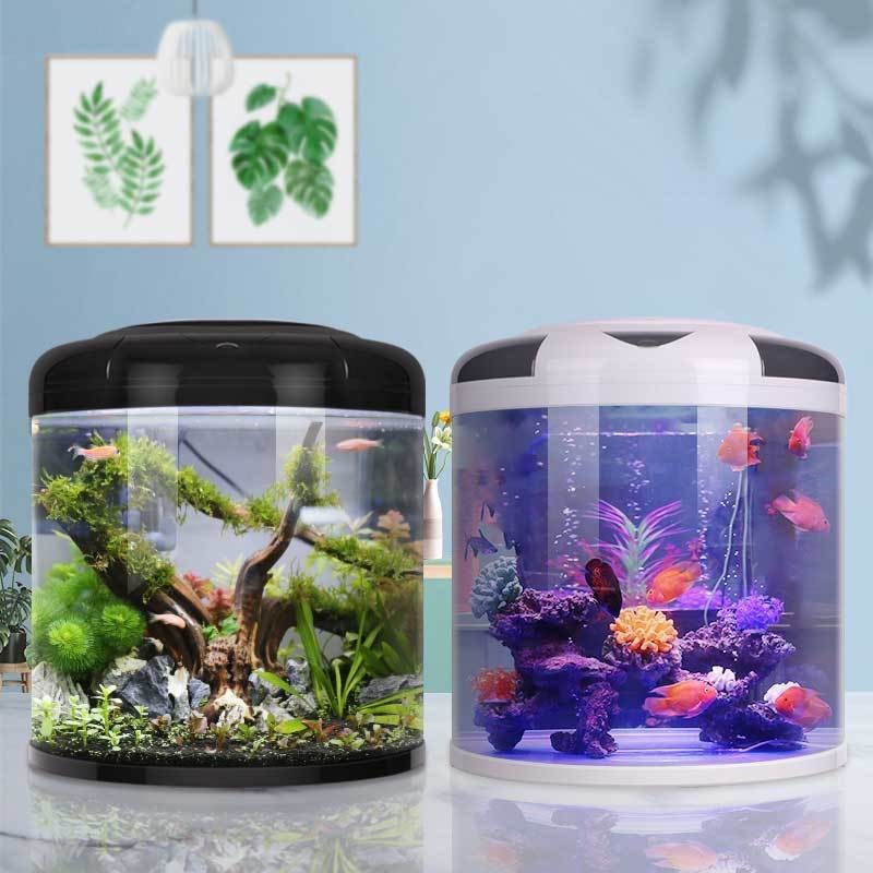 Fish tank living room Semicirc - Aquarium Fish Small avaliação e preço