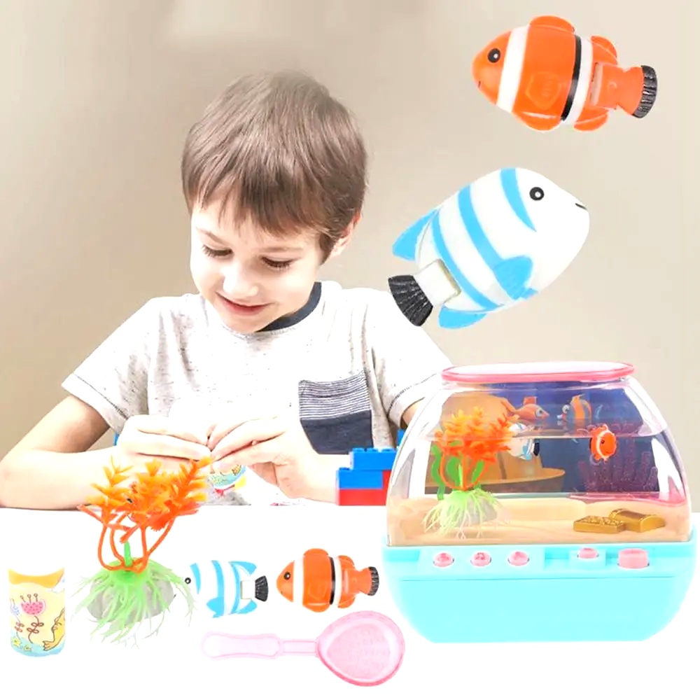Music Interactive Aquarium Toy - Fish Toys For Aquarium avaliação e preço