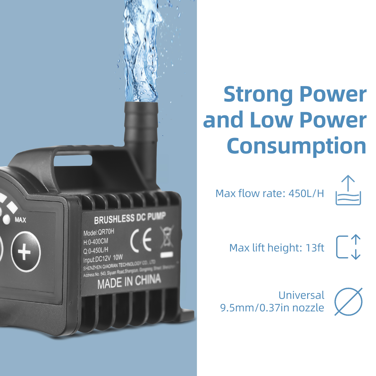 Submersible 12V Water Pump 8 L - Aquarium Fish Small avaliação e preço