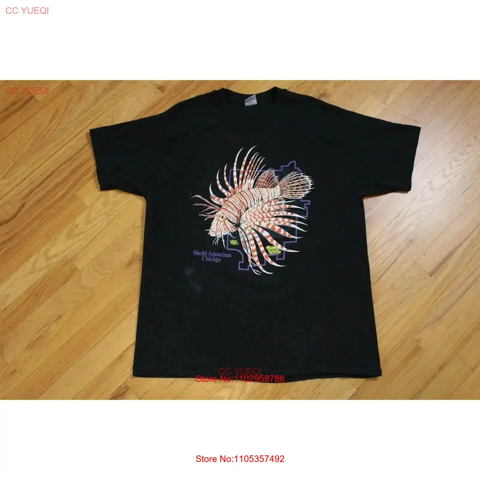 Vintage 90s Shedd Aquarium Chi - Xl Aquarium Fish avaliação e preço