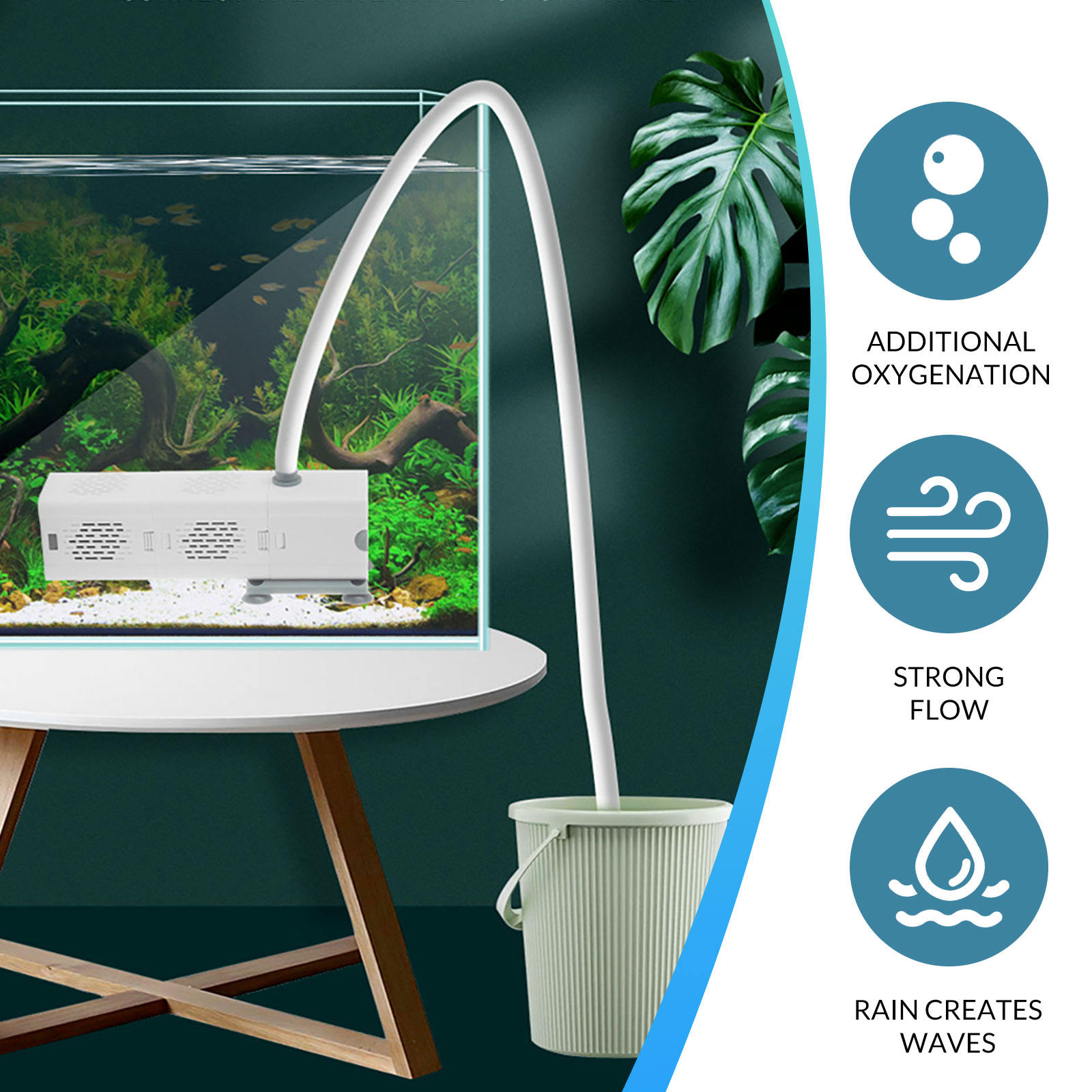 3 in 1 Aquarium Internal Filte - Aquarium Fish Small avaliação e preço
