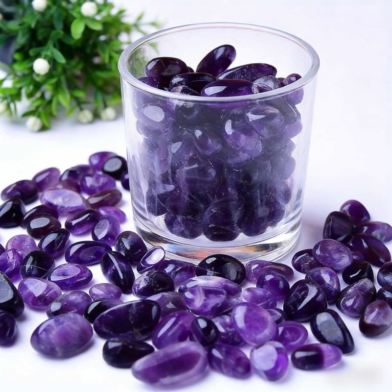 Natural Amethyst Raw Stone Pol - Aquarium Fish Gallery avaliação e preço