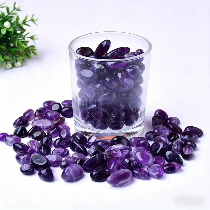 Natural Amethyst Raw Stone Pol - Aquarium Fish Gallery avaliação e preço