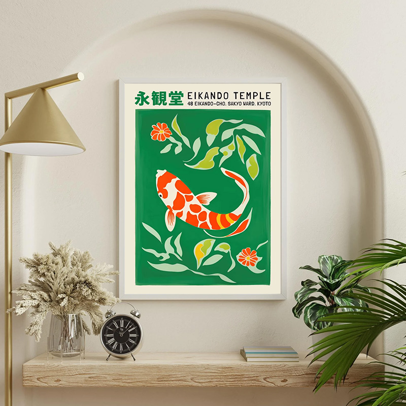 Japan Aesthetic Fish Poster To - Aquarium Fish Poster avaliação e preço